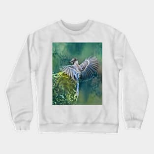 Blue Jay Bird Crewneck Sweatshirt